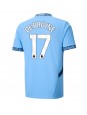 Manchester City Kevin De Bruyne #17 Domaci Dres 2024-25 Kratak Rukavima